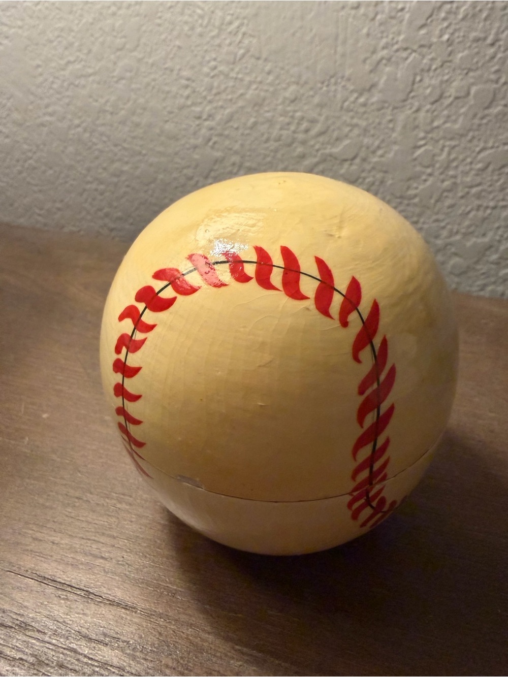 Vintage Baseball Nesting Dolls / Trinket Box Set ⚾️